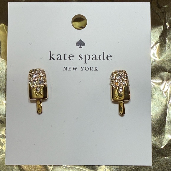 kate spade Jewelry - Kate Spade Gold Popsicle Earrings NWT